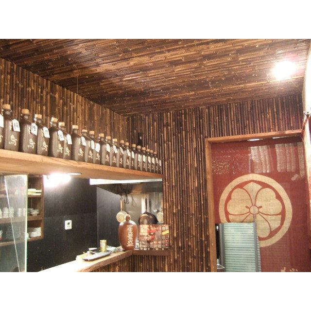 黒竹 2000×Φ20〜25mm 日本伝統 インテリア 工芸品 高級素材 耐久性 美