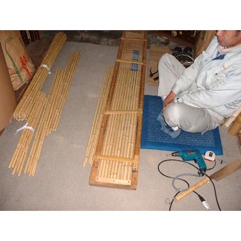 晒竹すのこ（桟なし）大きさが0.4m2〜0.45m2 水屋用材 : 和空間ヤフー