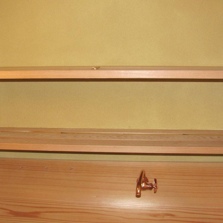 赤杉無垢水屋簀子框付き 1200（幅） 25（厚み） : 和空間ヤフー