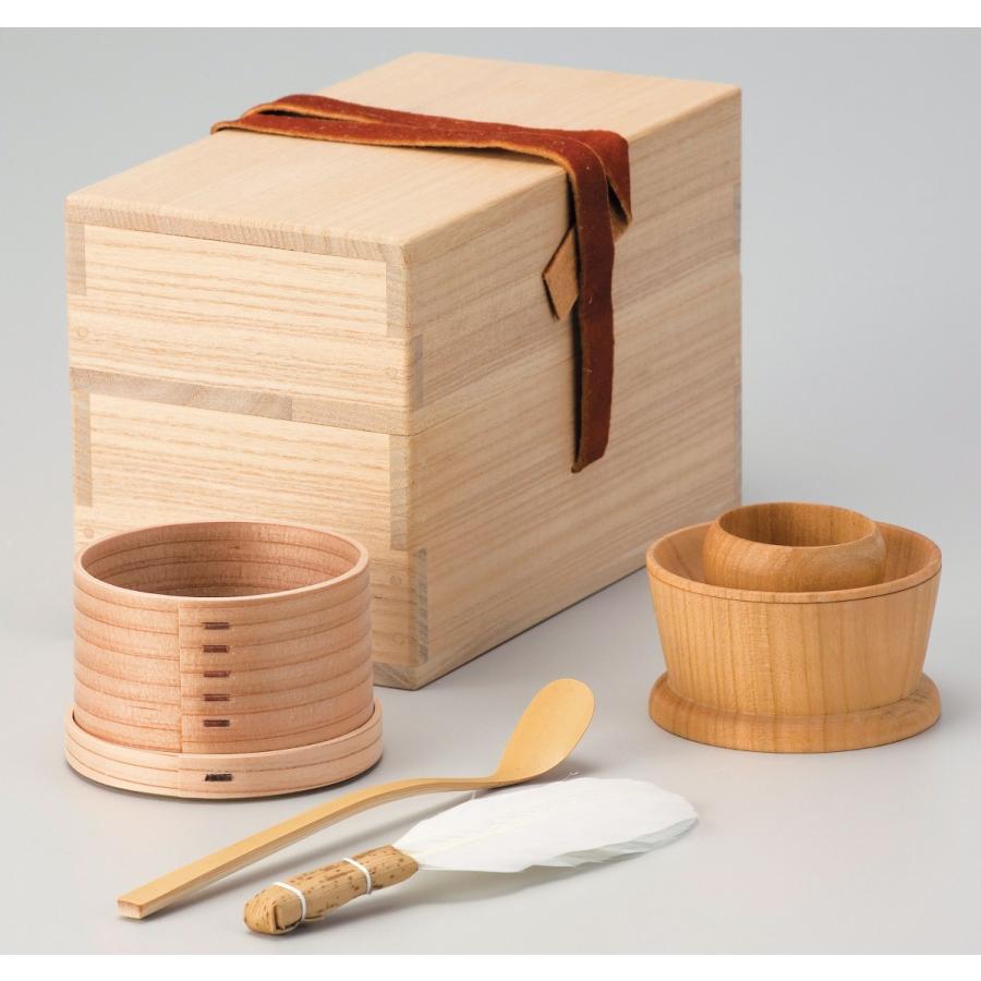 茶掃箱セット 鹿皮 水屋用品 水屋道具 茶掃箱 茶合 重ね漏斗 水屋茶杓