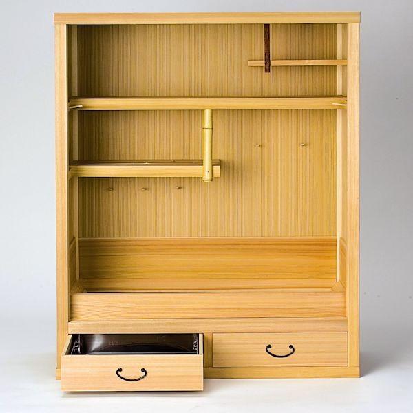 置水屋　茶道具　茶箪笥　茶棚　網代引戸 置水屋 小 茶道具収納 茶道具 水屋道具 茶道棚 網代 柾目 コンパクト
