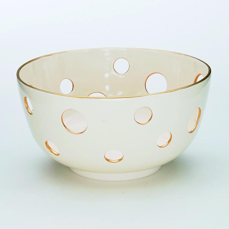 茶道具　菓子鉢 菓子鉢 菓子器 仁清 水玉透 田中香泉作 茶道具 茶道 : 和空間ヤフー
