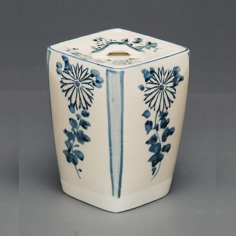 お値下げしました。平水指 五陶 安南 平水指 茶道具 安南蜻蛉 割蓋 加藤五陶作 掻合塗割蓋 - メルカリ