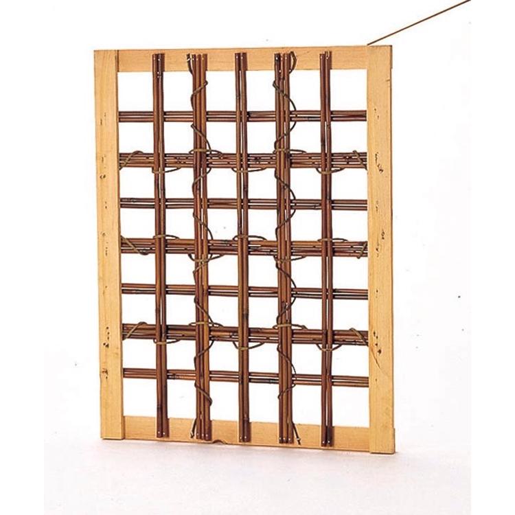 純染煤矢竹下地窓（塗窓用）455×606 茶道具 茶室建具 下地窓 塗窓 純染