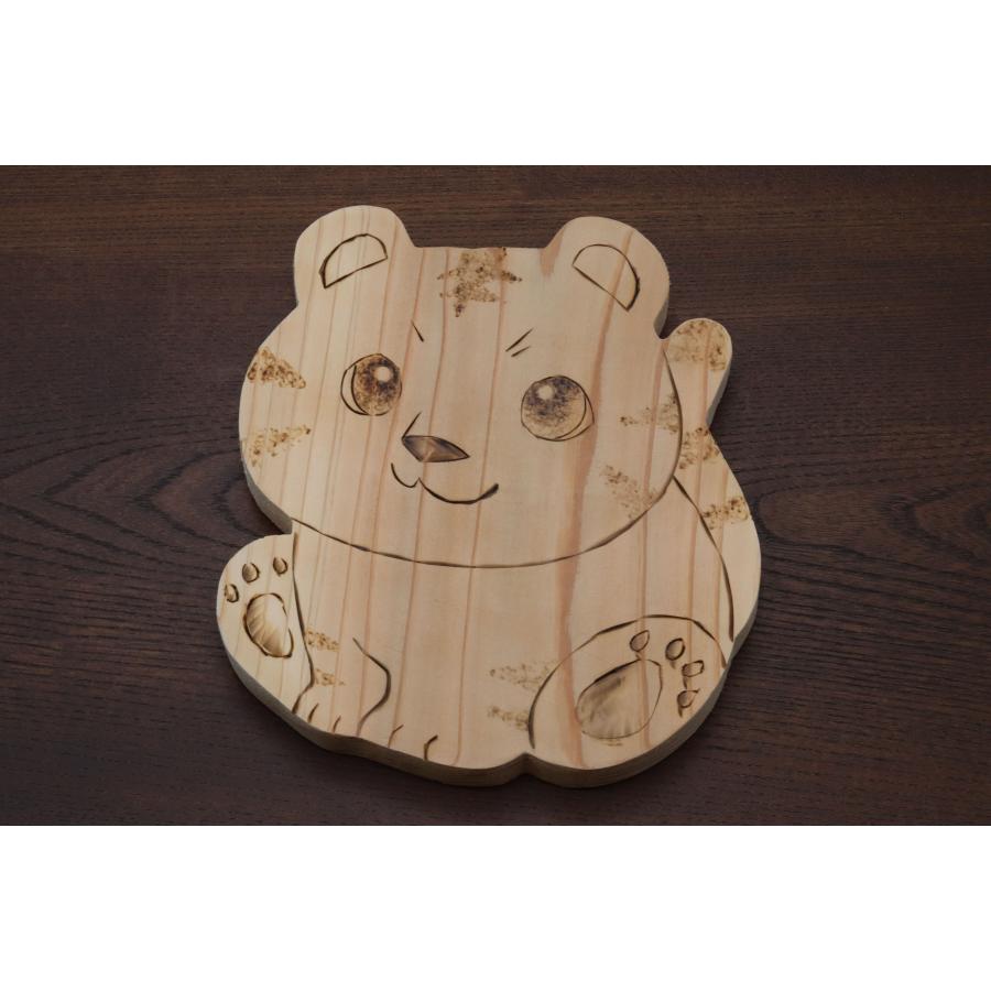 秋田杉で作った趣味の鍋敷き　トラ模様　木製　ハンドメイド　手作り　こだわりの逸品 | 