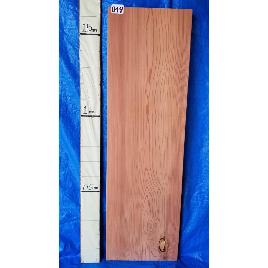 天然杉一枚板天板 天然杉 無垢材 一枚板 天板 厚5.0〜4.5cm×巾49cm×長163cm カウンター
