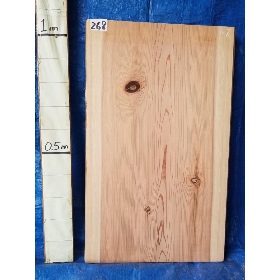 天然杉 一枚板 天板 無垢材 厚4.6〜5.0cm×巾63cm×長106cm カウンター 