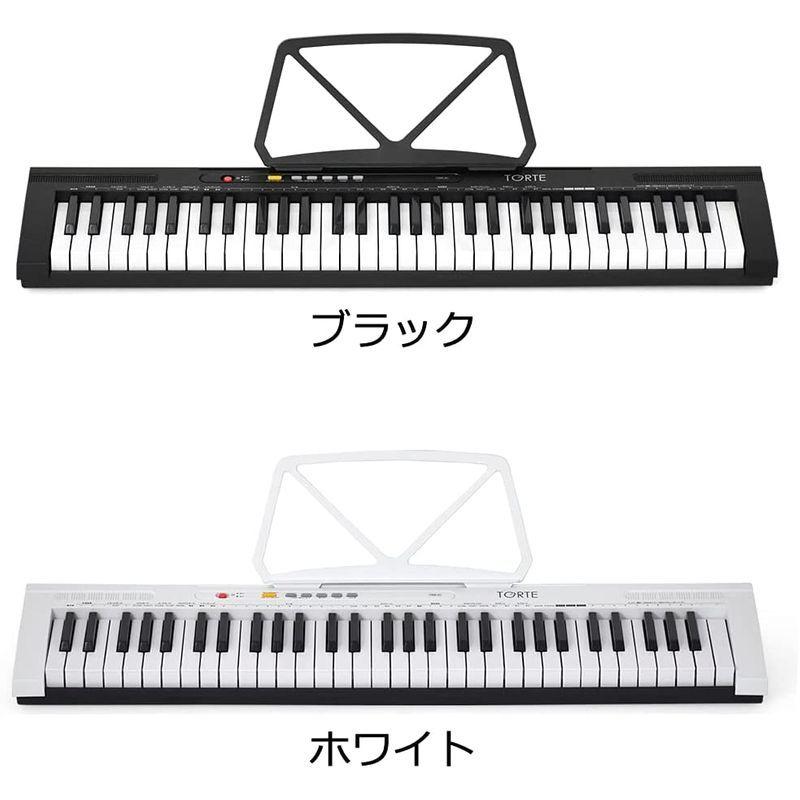 TORTE トルテ 電子キーボード 61鍵盤 日本語表記 300ボイス 軽量スリム設計 初心者向け TSDK-61/WH (譜面立て/電源ア :20220424192333-00761:ワクワク本舗 - 通販 - Yahoo!ショッピング TORTE トルテ 電子キーボード 61鍵盤 日本語表記 300ボイス 軽量スリム設計 初心者向け TSDK-61/WH (譜面立て/電源ア :20220424192333-00761:ワクワク本舗 - 通販 - Yahoo!ショッピング