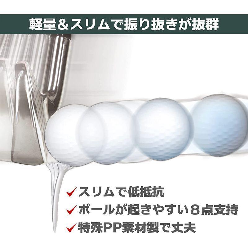 ストアレイニーブルーTabata タバタ ゴルフ プラスチック スリム ティー 40mm ショート アクションティー