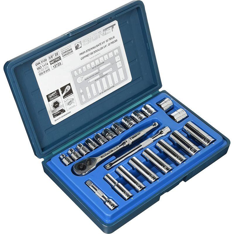 くつろぎカフェタイム シグネット 3/8ドライブ 22PC MM ソケットレンチ