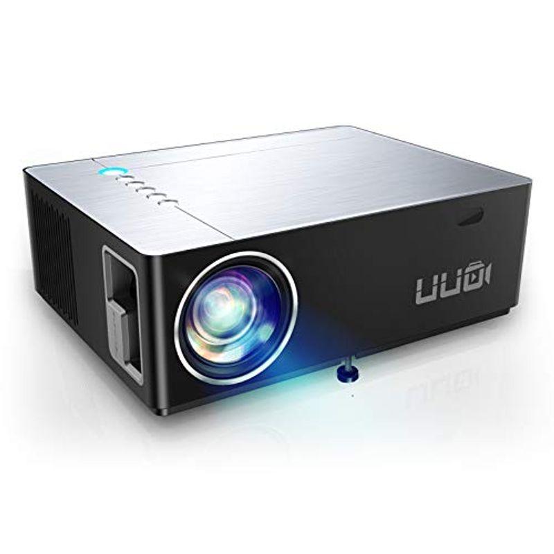 UUO 7200lm プロジェクター フルHD 1080Pリアル解像度 4K対応 ±50°データ台形補正 ホームシアター 電源保護機能付き