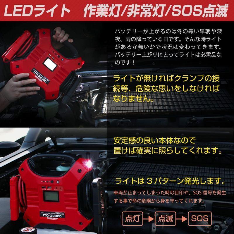 2022モデル LiFePO4 安全なリン酸鉄リチウム電池ハチハチハウス ジャンプスターター ITO-32000 12V 24V 大容量 3 :20220619114450-00797:ワクワク本舗 - 通販 - Yahoo!ショッピング 2022モデル LiFePO4 安全なリン酸鉄リチウム電池ハチハチハウス ジャンプスターター ITO-32000 12V 24V 大容量 3 :20220619114450-00797:ワクワク本舗 - 通販 - Yahoo!ショッピング