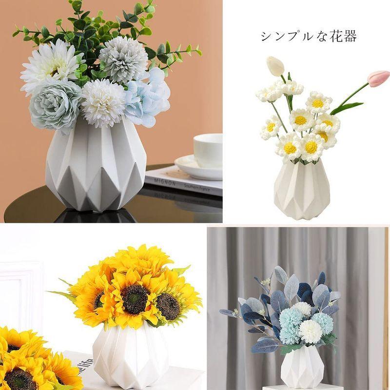 シンプルなスパイラルつ折り紙花瓶の装飾ホーム花瓶白植木鉢の花のバスケット北欧装飾花のための花瓶 花瓶 Aliexpress 幾何学的なラインセラミック花瓶折り紙スタイルドライフラワー花瓶 Ciudaddelmaizslp Gob Mx