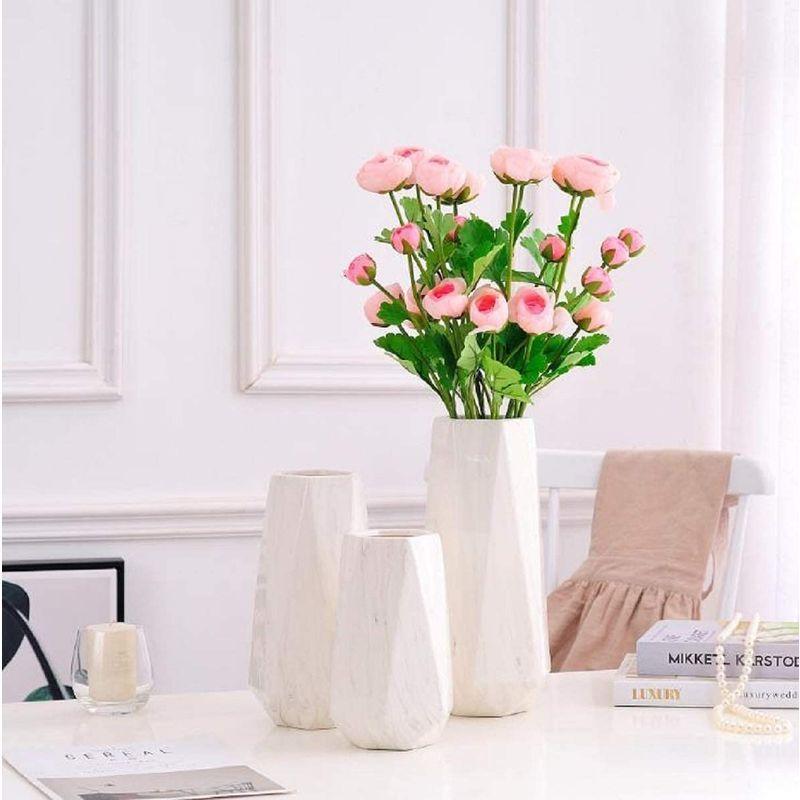 花瓶 白 大 25cm 花瓶 陶器 花器 ホワイトフラワーベース セラミック 