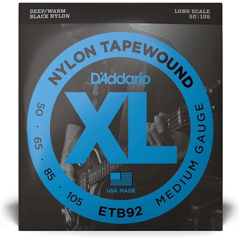 D'Addario ダダリオ ベース弦 ブラックナイロンワウンド Long .050