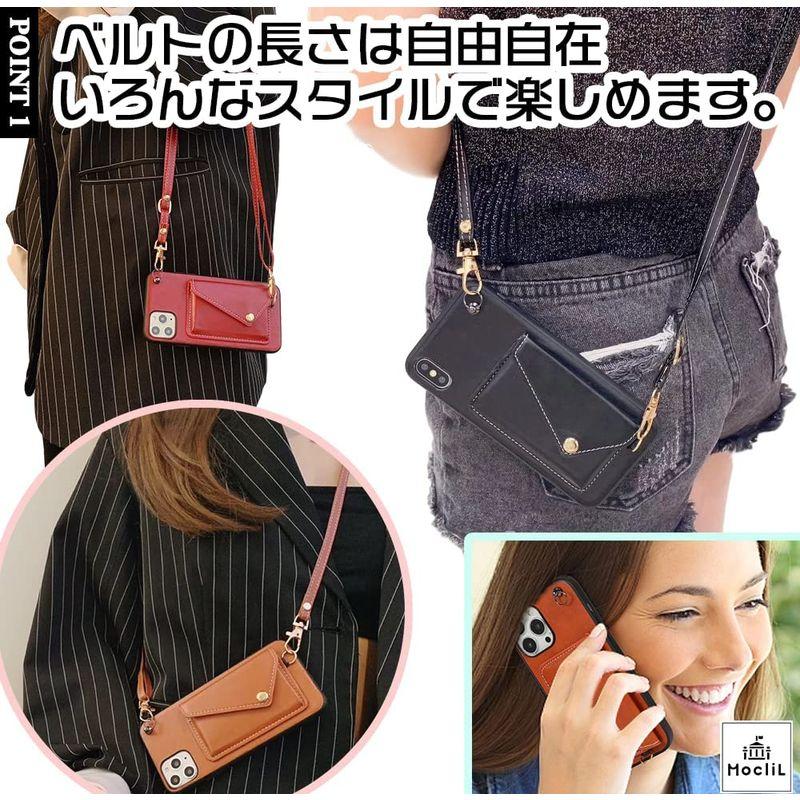 MocliLiPhone XS/X スマホショルダー ストラップ ケース 斜めがけ 首掛け 肩掛け カード収納 レディース メンズ 日本国内 :20221025181514-00398:ワクワク本舗 通販 MocliLiPhone 11 Pro スマホショルダー ストラップ ケース 斜めがけ 首掛け 肩掛け カード収納 レディース メンズ (i