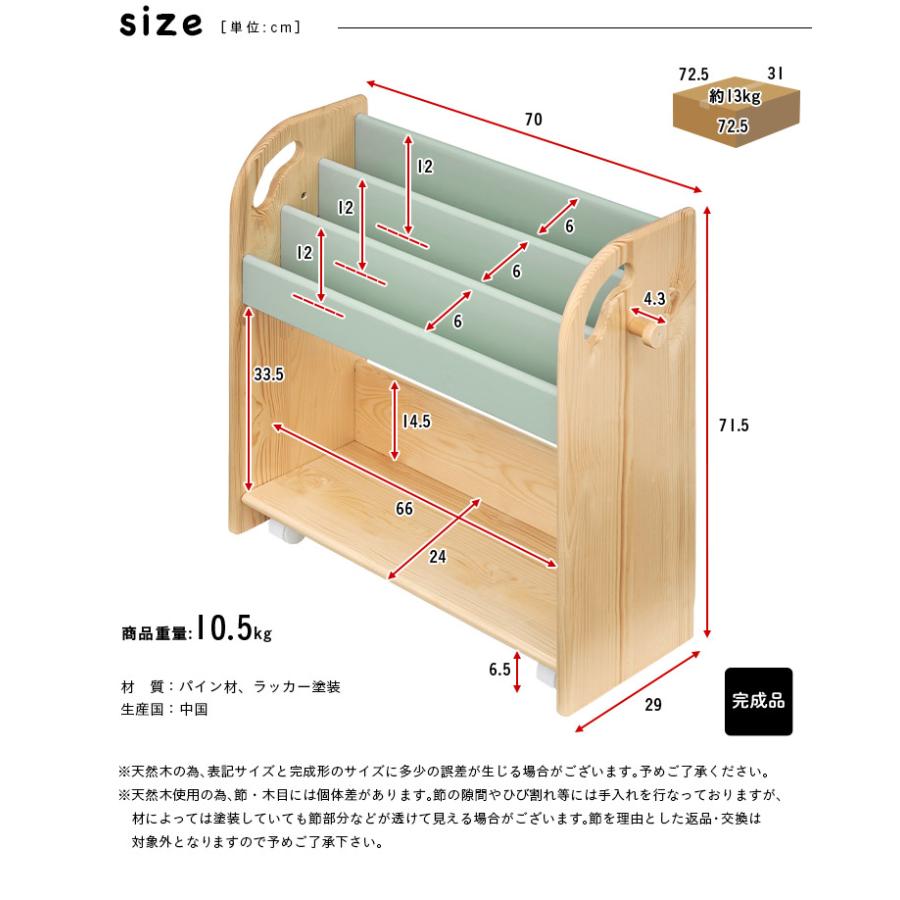 smart-i 完成品 絵本ラック 絵本棚 キャスター付き 本棚 ブック smart-i 完成品 絵本ラック 絵本棚 キャスター付き 本棚 ブック