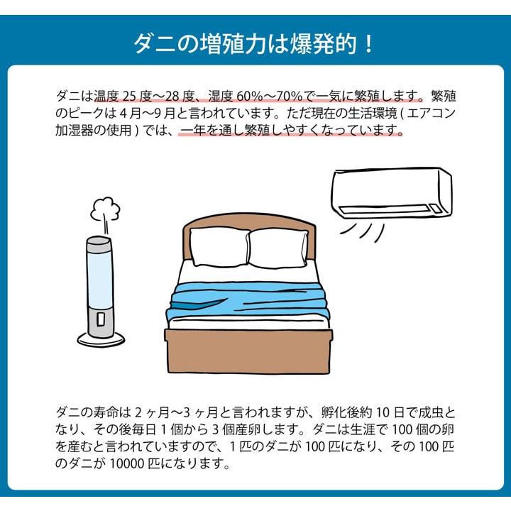 日本製 ダニ増殖抑制率99.8% 布団 敷布団 しき布団 敷きふとん 防ダニ 子供 大人 冬 無地 滅ダニ 敷き布団 SDL セミダブルロング 120x210cm｜wakuwaku-land｜07