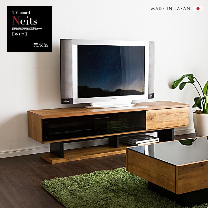 国産 テレビ台 ローボード テレビボード 160 TVボードロータイプ