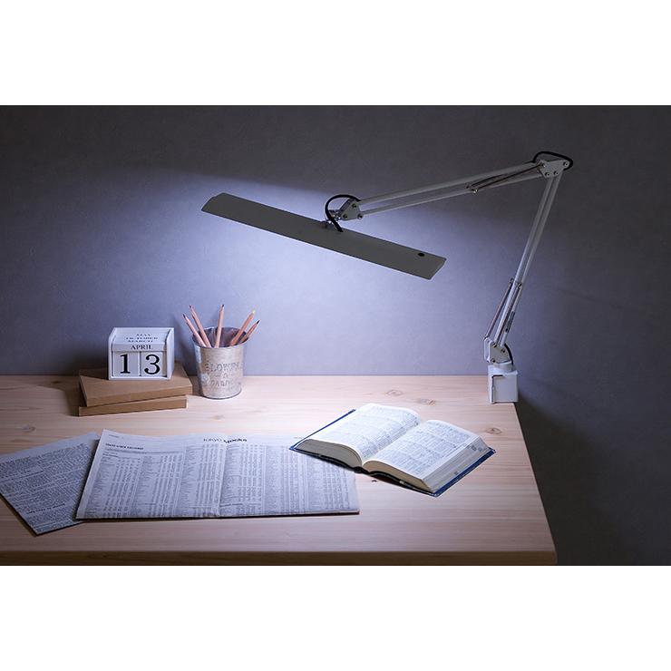 無段階調光 角度調整機能 Z-light クランプ式 LDE デスクライト 無段階調光 角度調整機能 Z-light クランプ式 LDE デスクライト