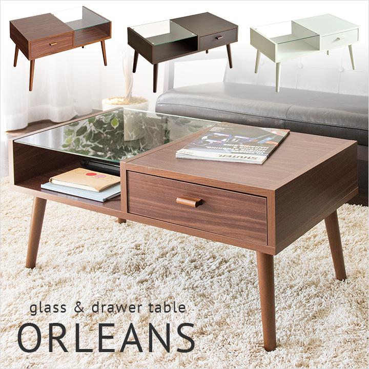 センターテーブル ORLEANS(オリンズ) 3色対応 幅80cm CT-845 : 家具