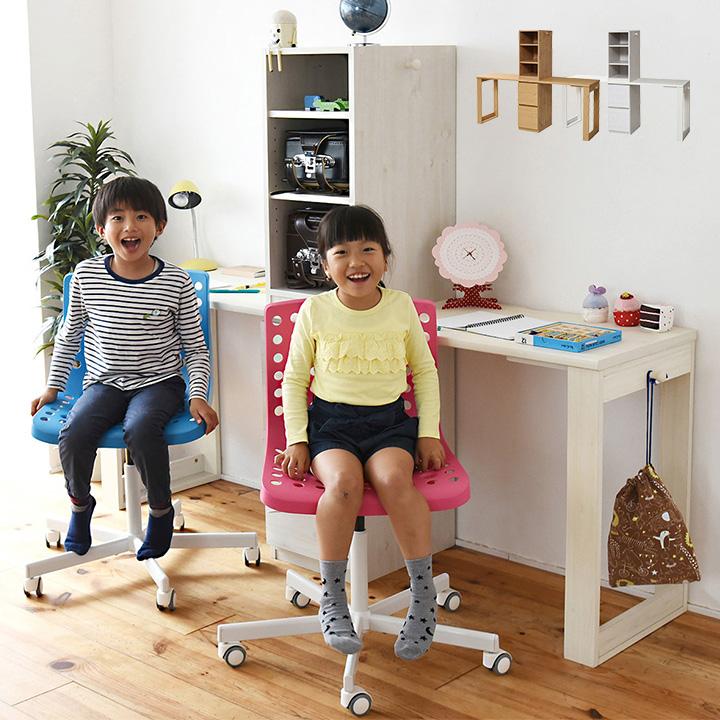 コンパクトツインデスク Wit's(ウィッツ) ラック&チェストセット FWD