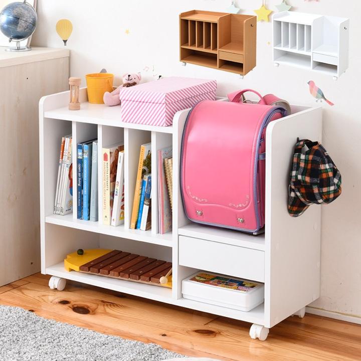 ランドセルラック（美品）　棚　収納家具 ランドセルラック 収納ボックス ラック シェルフ 本棚 家具 段ボール
