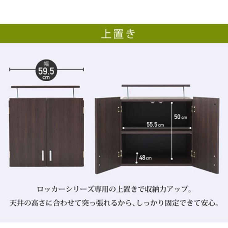薄型 洋服タンス 洋タンス 収納 ラック 棚 収納棚 木製 おしゃれ Lista リスタ ロッカーシリーズ専用 上置き 2色対応 Frm 3004 家具通販のわくわくランド 通販 Yahoo ショッピング