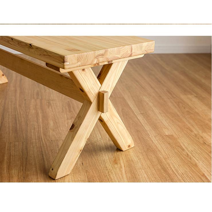 ひのきのダイニングテーブル 天然ヒノキ材使用 ダイニング4点セット ダイニング 4点セット