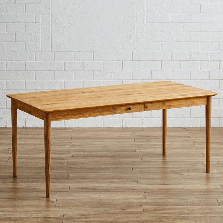 ダイニングテーブル 単品 幅160cm ダイニング テーブル 机 引き出し付