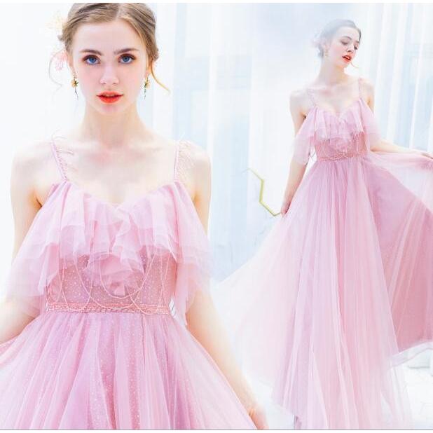 再再販 送料無料 ウェディングドレス パーティードレス二次会 結婚式 披露宴 司会者 舞台衣装 イブニングドレス 在庫あり 即納 Www Thedailyspud Com