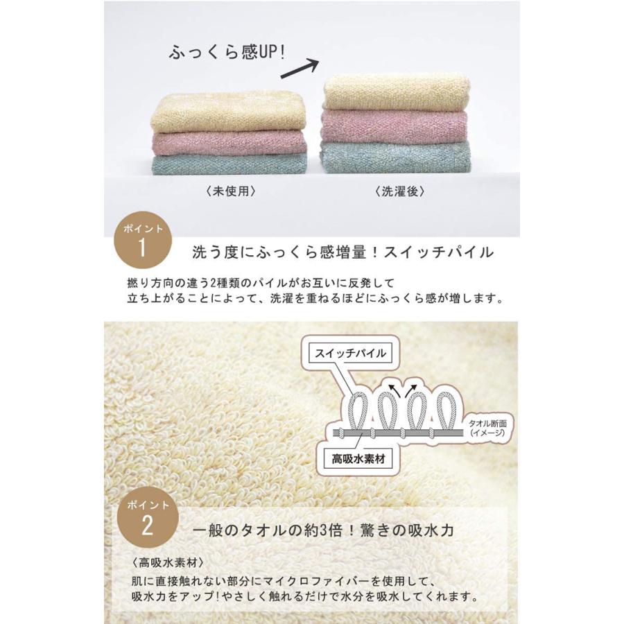 日繊商工 cocochiena(ココチエナ) フェイスタオル 洗うたびに 日繊商工 cocochiena(ココチエナ) フェイスタオル 洗うたびに