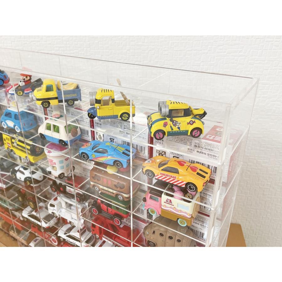 トミカ オールアクリル48M 溝なし トミカのミニカーが最大96台 トミカ オールアクリル48M 溝なし トミカのミニカーが最大96台