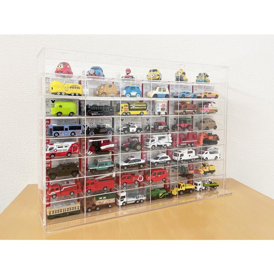 トミカ オールアクリル48M 溝あり トミカのミニカーが最大96台収納可能