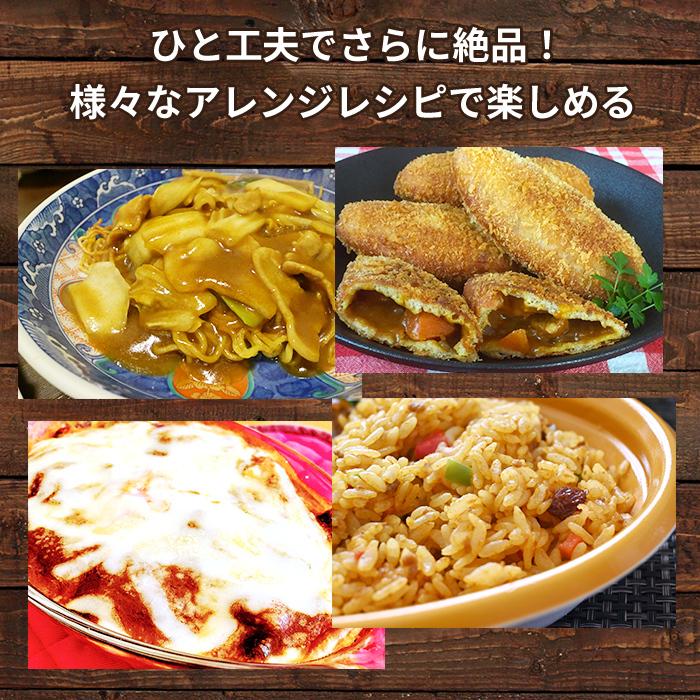 日本食研 カレー 食研カレー レトルトカレー 中辛 セット 非常食 グラタン 保存 レシピ 簡単 アレンジ コロナ対策 備蓄 メール便 200g 4袋｜wakuwaku28｜06