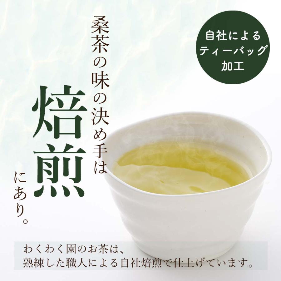 わくわく園公式 桑の葉茶 有機 国産 桑茶 ティーパック 100包 わくわく園公式 桑の葉茶 有機 国産 桑茶 ティーパック 100包