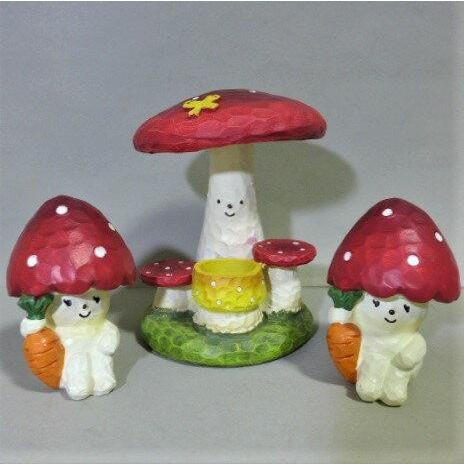 キノコの置物 カラフルキノコベンチ３点セット ３８２１１５ ガーデンオブジェ オーナメント メルヘン きのこ ガーデン ガーデニング 雑貨 オブジェ わくわくガーデン 通販 Yahoo ショッピング