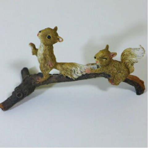 ◎【2400】206.リスの置物…備前焼 りすの置物 リスのピクニック探検隊 6604HTG3086 リス