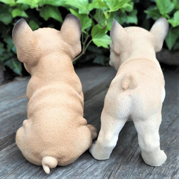 犬の置物 フレンチブルドッグ2匹セット N13928-29 いぬ 犬の置物 フレンチブルドッグ2匹セット N13928-29 いぬ