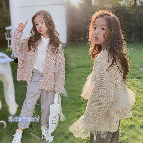 100 本物 キッズニットカーディガン 韓国子供服 秋冬 小学生 可愛い ジュニア こども服 アウター ニットセーター おしゃれ 無地ニットコーディガン 長袖 女の子 カーディガン サイズ 11 140 Www Projectcorfu Com