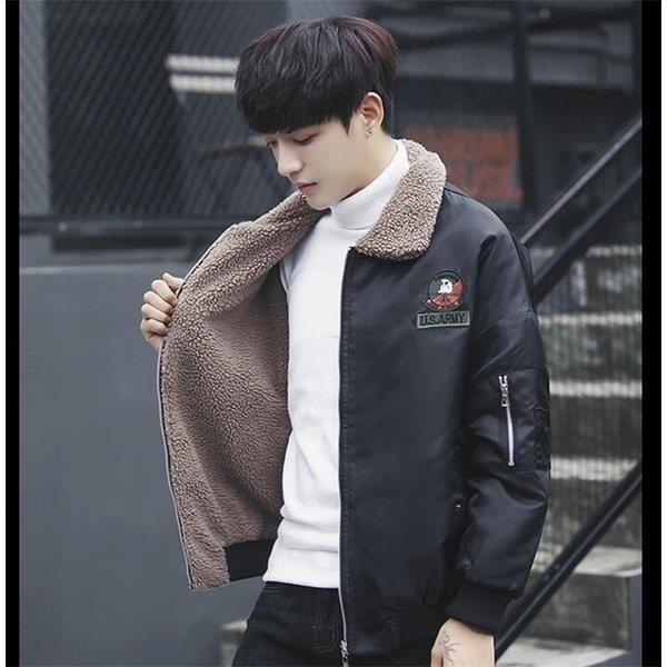 魅力的な価格 中綿コートメンズアウター中綿ジャケット 中綿コートメンズ中綿ジャケットメンズミリタリージャケットメンズコートアウター綿入れ厚手防寒防風 17年冬 コート アウター Postetelecom Gouv Cg