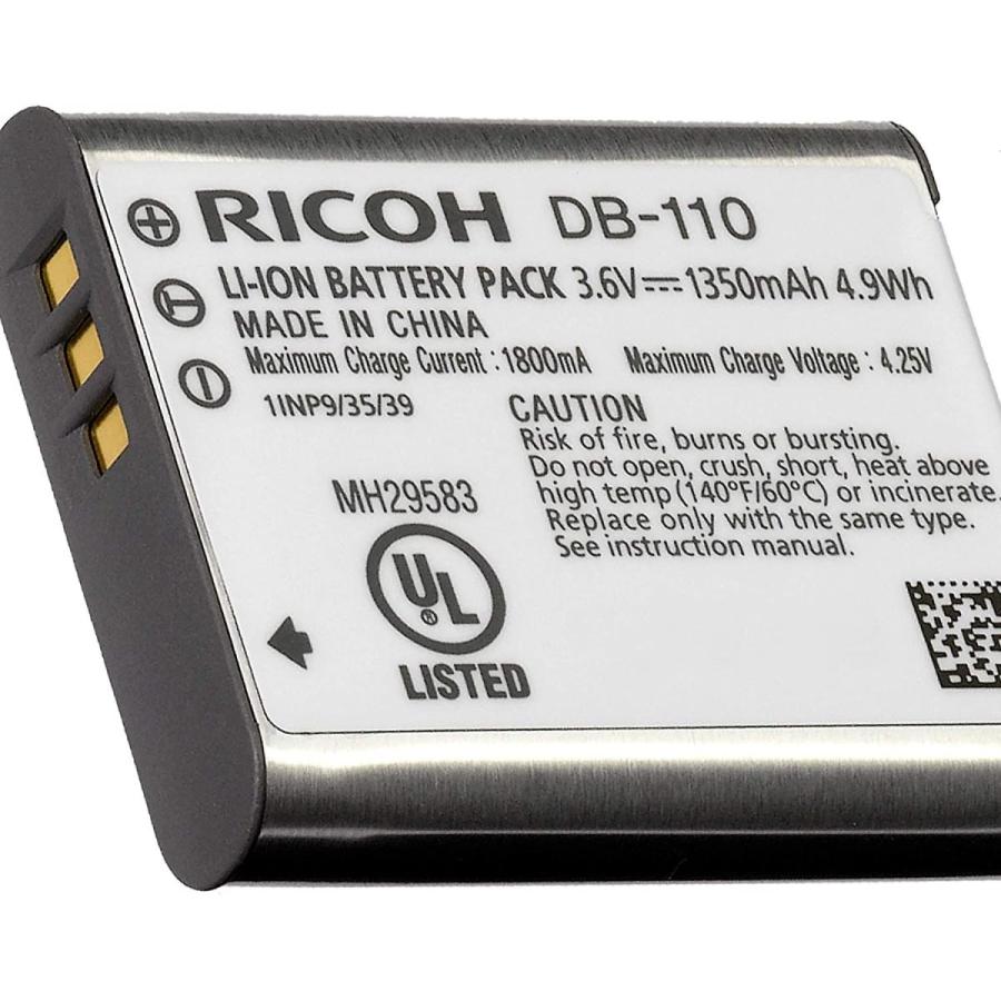 RICOH DB-110 充電式リチウムイオンバッテリー リチャージャブルバッテリー リコー メーカー純正品 対応機種RICOH GRI｜wakuwakutown2｜02