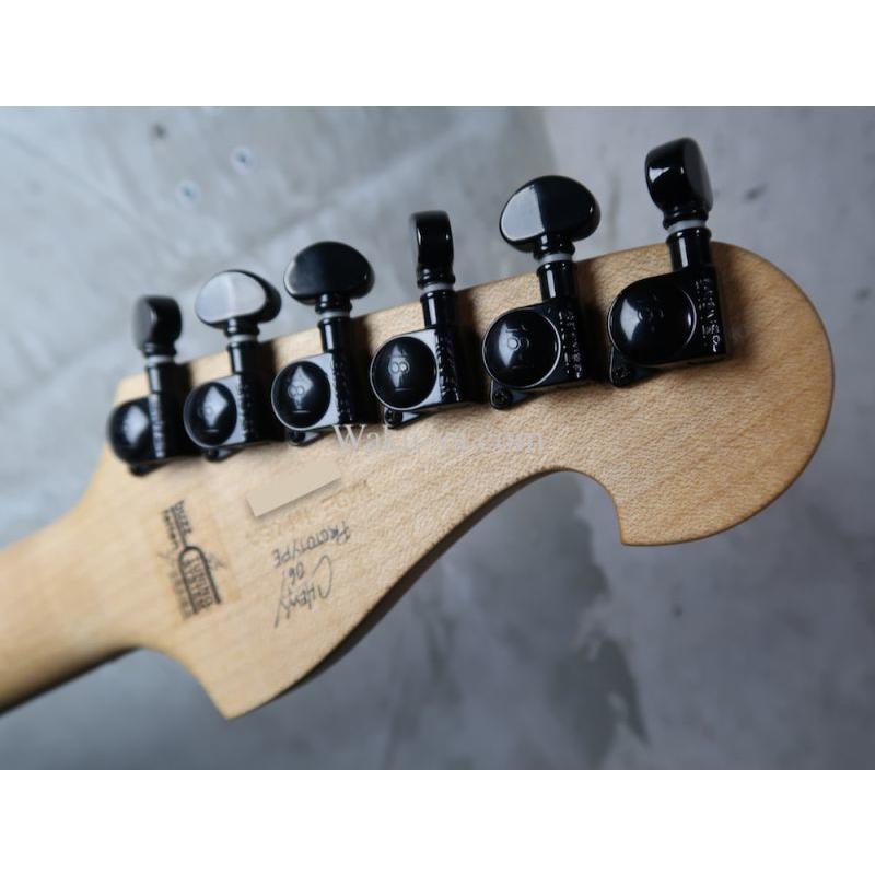 Washburn N4 Nuno Bettencourt White Prototype / Black Hardware