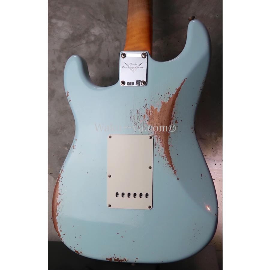 Fender Custom Shop '62 Stratocaster S-S-H / Sonic Blue Heavy Relic