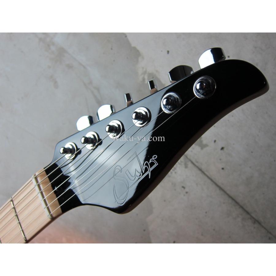 Suhr Standard Zebra PU / Half Matching HEAD /Lime Green