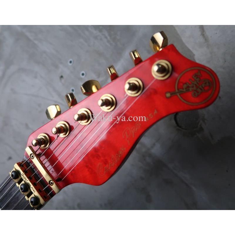 ギター Valley Arts Custom Pro USA Valley Arts Custom Pro USA 1993 Trans Red M-Head Q-Maple Top