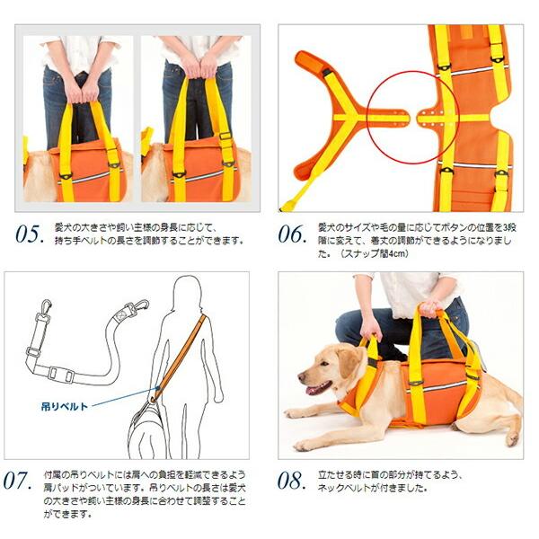 LaLaWalk（TOMBOW） 犬 歩行補助ハーネス 介護 ハーネス 胴輪 LaLaWalk