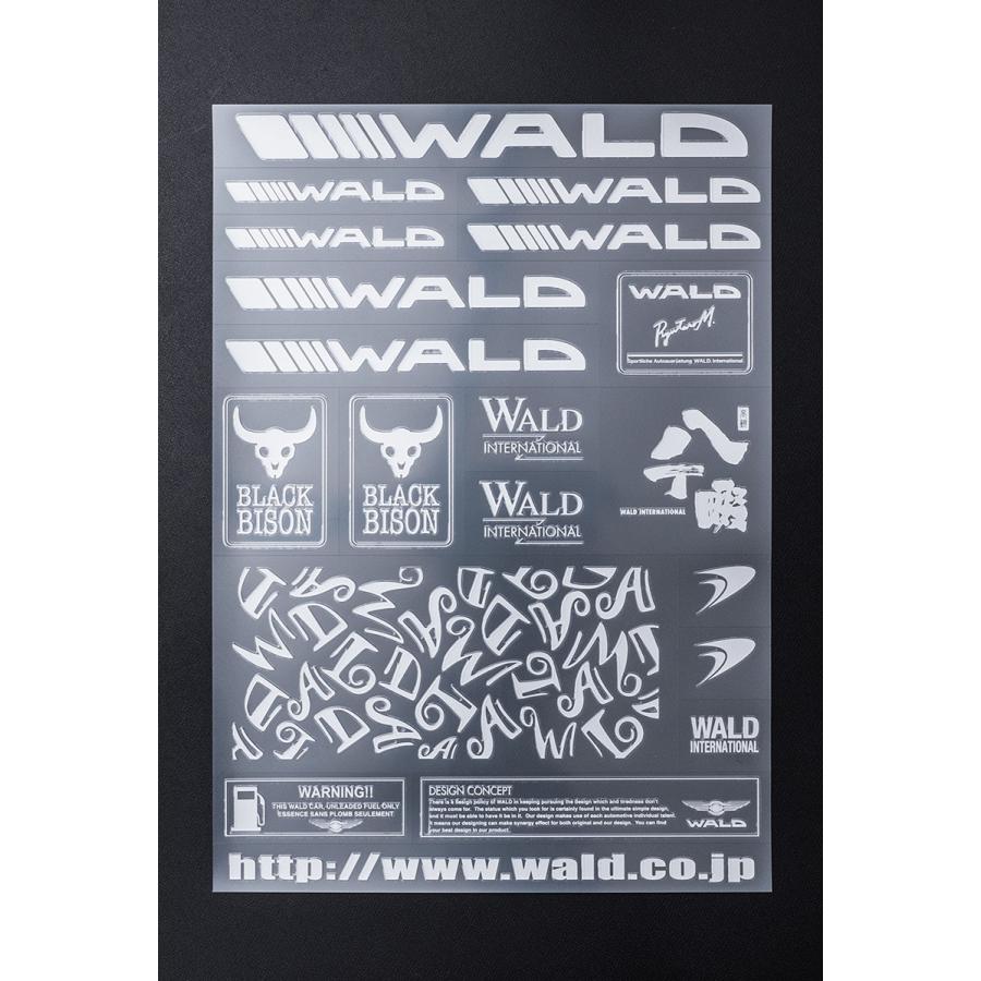エンブレムステッカー タイプ2 (シルバー) : WALD ONLINE STORE