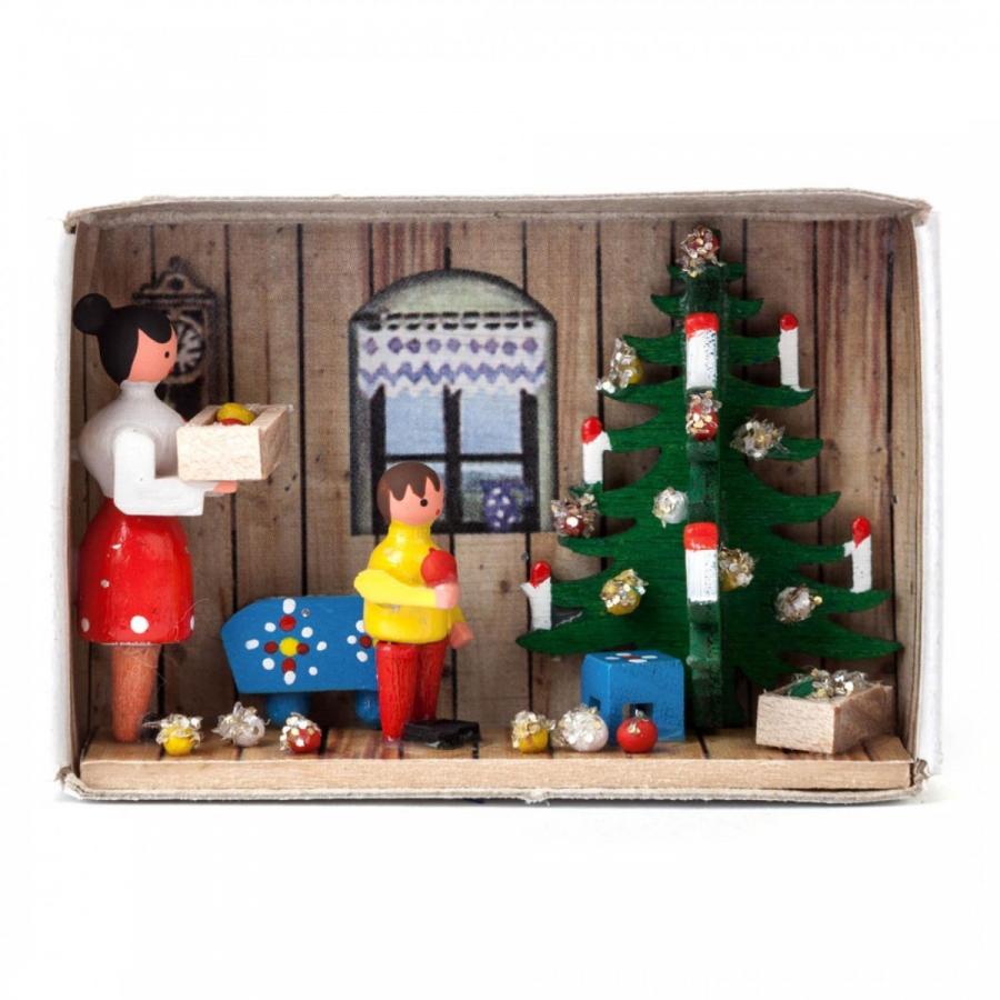 マッチ箱 クリスマスツリーと親子 : ヴァルト - 通販 - Yahoo