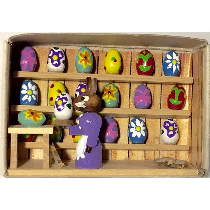マッチ箱 イースターエッグとウサギ | 